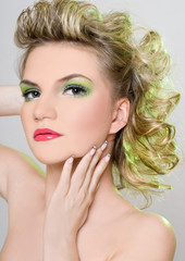 Obraz na płótnie Canvas colorful make-up
