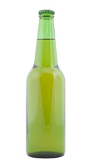 Bottle of beer with clipping path