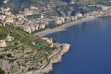 Amalfi Coast line from Ravello