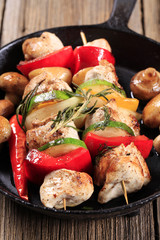 Chicken kebabs