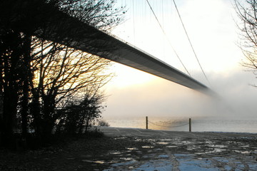 Obraz premium Bridge Into Mist