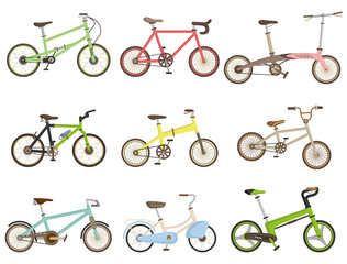 cartoon bicycle icon