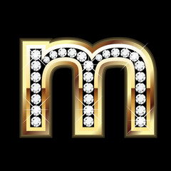 m lowercase bling