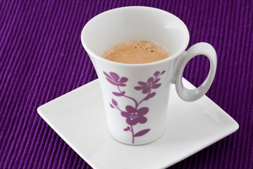 an elegant  cup of coffee