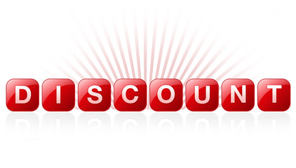 Fototapeta premium Discount Sign