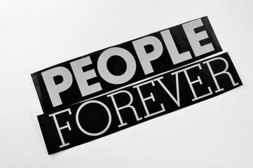Obraz premium SLOGAN