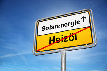 Solarenergie Heiz&ouml;l