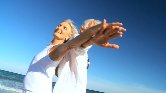 Senior Couple Having Vacation Fun