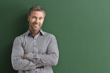 Smile from a Teacher-Blackboard