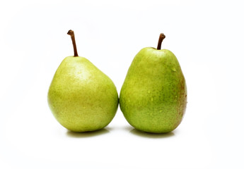 Fototapeta na wymiar Two pears