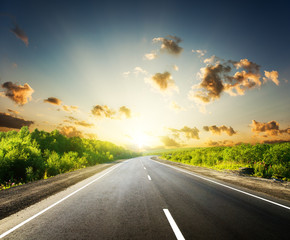 road in mountains