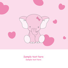 Elefante rosa © sonia