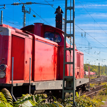 Parked Shunting Engine