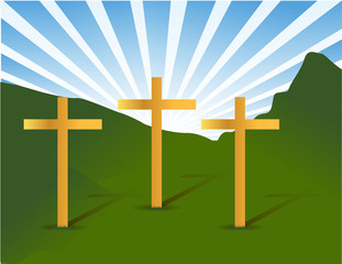 three holy crosses