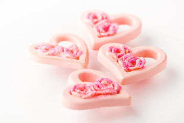 Pink Valentine hearts