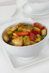 Chicken with vegetables