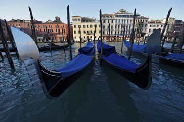 Gondole sul Canal Grande, Venezia