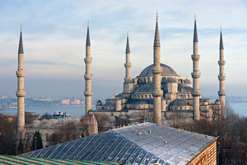 Plakat The Blue Mosque, Istanbul, Turkey.