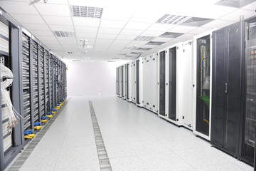 Obraz premium network server room