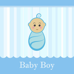 Baby Boy Blue Card