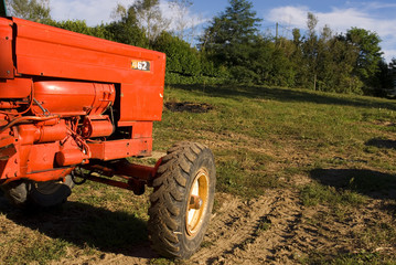 Obraz premium tracteur