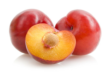 red plums