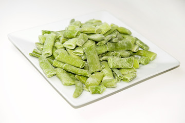 haricots plats surgelés