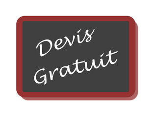 PANNEAU DEVIS GRATUIT