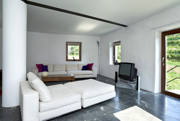 interno di un salotto moderno