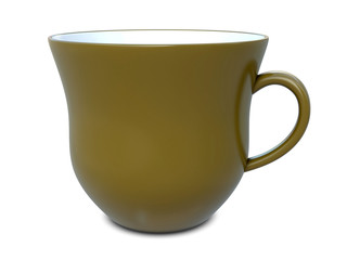 Tea mug brown