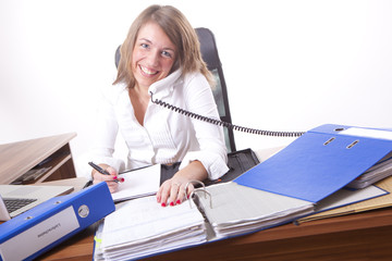 Businesswomen happy