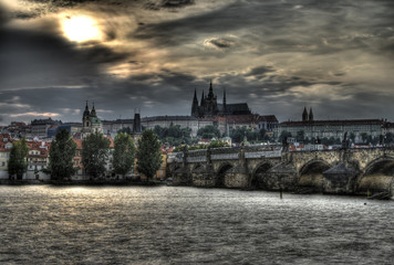 Sunset in Prague