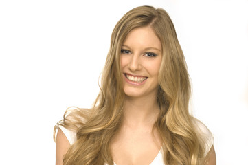 Naklejka premium Frau mit Haare