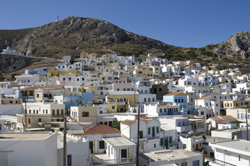 Menetes village, panoramic view - Karpathos, Dodecanese Islands