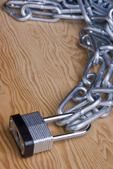 Lock and chain