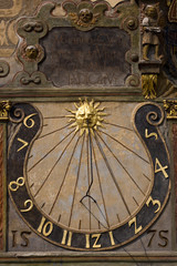 Old sundial from the 16th century