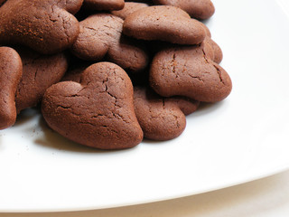 cuori di biscotti