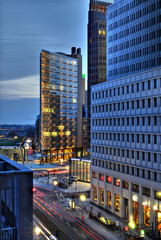 Berlin, Potsdamer Platz bei Nacht