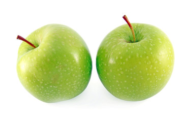 Two green apples
