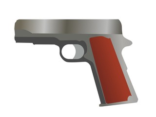 Fototapeta premium Gun. Vector