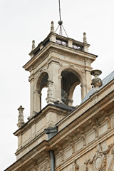 Fototapeta na wymiar Old building detail in Rousse Bulgaria