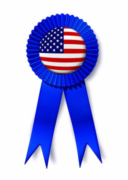 U.S.A. America American flag ribbon