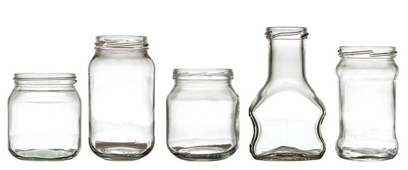 Collection of glass bottle