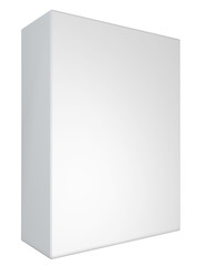 blank box costomizable isolated on white