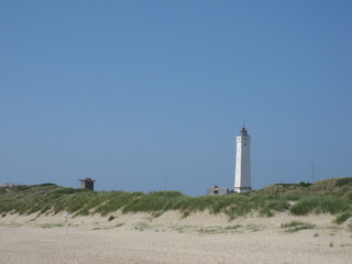 Leuchtturm von Blavand in Dänemark