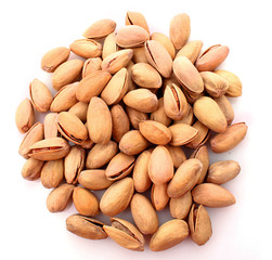 pistachios nuts isolated on white