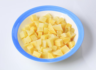 Diced potatoes