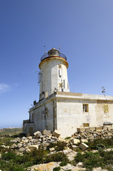 Fototapeta na wymiar Ta Gordon Lighthouse, Gozo, Malta