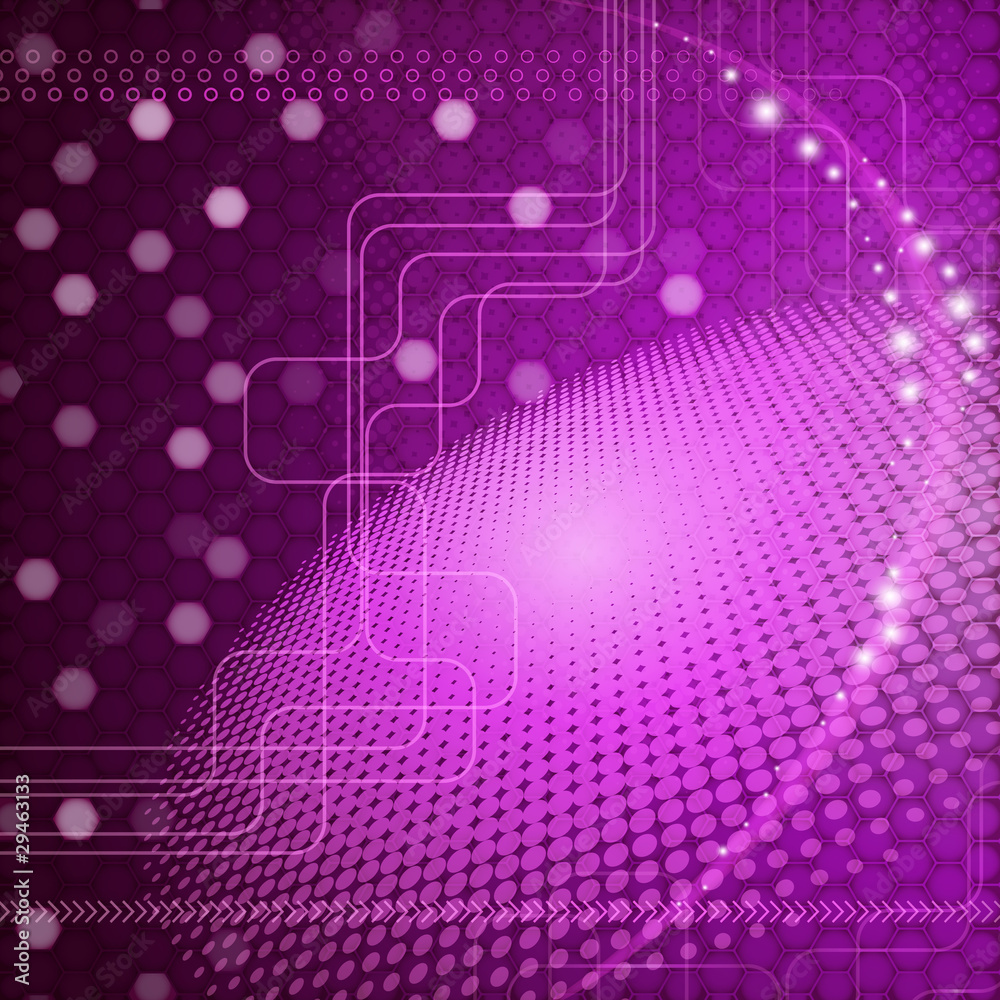 Poster vector abstract techno background.