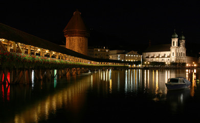 Chapel bridge in Luzern